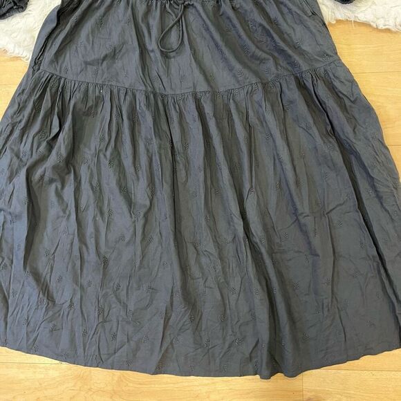 Old Navy Women’s Gray Boho Tiered midi Dress, plus size XXL - Picture 8 of 8
